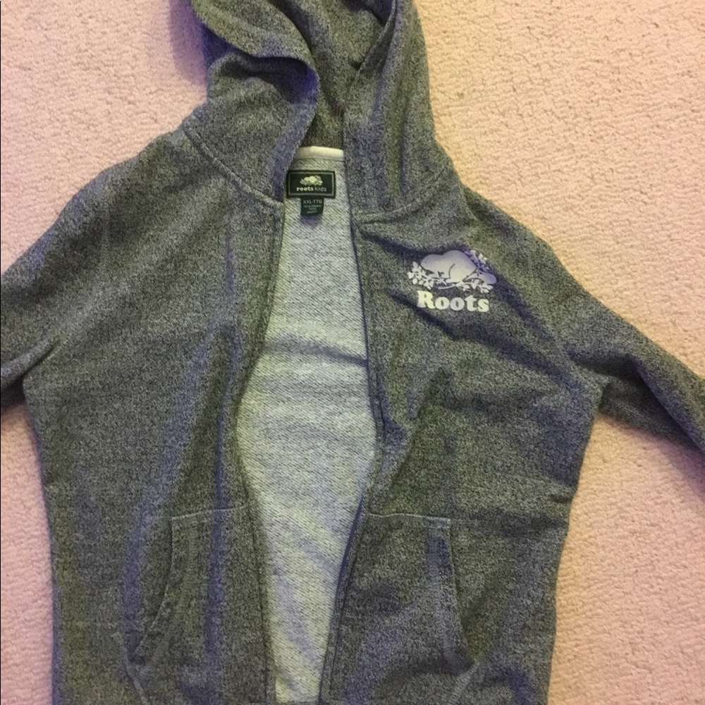 Girls Grey Roots Hoodie